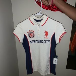 U.S polo red white and blue